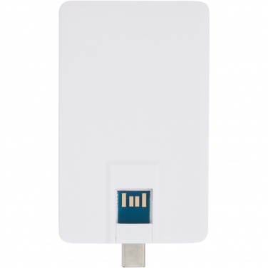 Logotrade promotional gifts photo of: Duo slim 64GB USB drive with Type-C and USB-A 3.0
