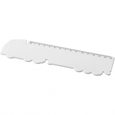 Logotrade business gifts photo of: Tait 15 cm lorry-shaped recycled plastic ruler