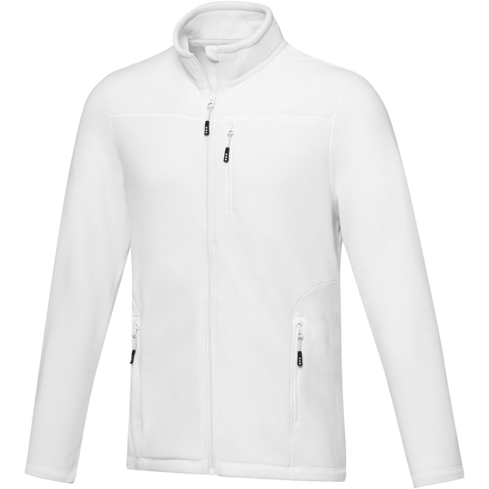 Logotrade advertising products photo of: Amber men's GRS recycled full zip fleece jacket