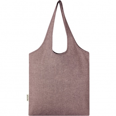 Logo trade promotional products image of: Pheebs 150 g/m² recycled cotton trendy tote bag 7L