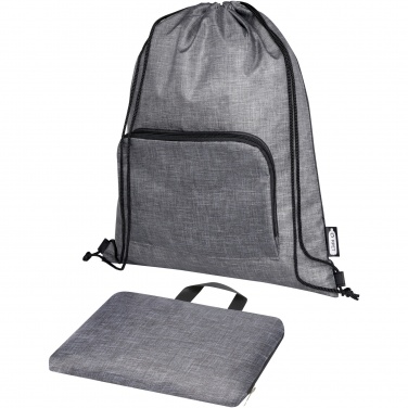 Logotrade promotional gift image of: Ash recycled foldable drawstring bag 7L