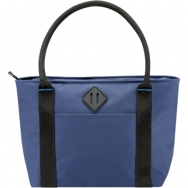 Logo trade promotional merchandise image of: REPREVE® Our Ocean™ 12-can GRS RPET cooler tote bag 11L