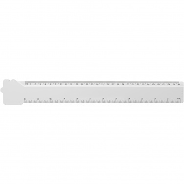 Logotrade promotional items photo of: Tait 30cm house-shaped recycled plastic ruler