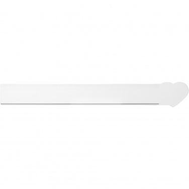 Logo trade advertising product photo of: Tait 30cm heart-shaped recycled plastic ruler