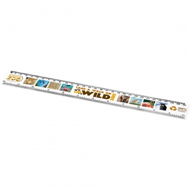 Logo trade advertising product photo of: Refari 30 cm recycled plastic ruler