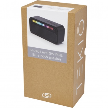 Logo trade promotional product photo of: Music Level 5W RGB mood light Bluetooth® speaker