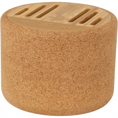 Logo trade advertising products image of: Cerris 5W cork Bluetooth® speaker