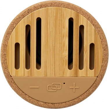 Logo trade business gift photo of: Cerris 5W cork Bluetooth® speaker
