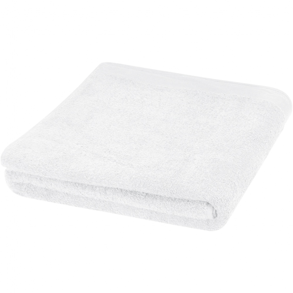 Logo trade promotional products image of: Riley 550 g/m² cotton towel 100x180 cm