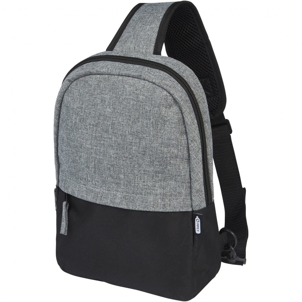 Logo trade promotional products image of: Reclaim GRS recycled two-tone sling 3.5L