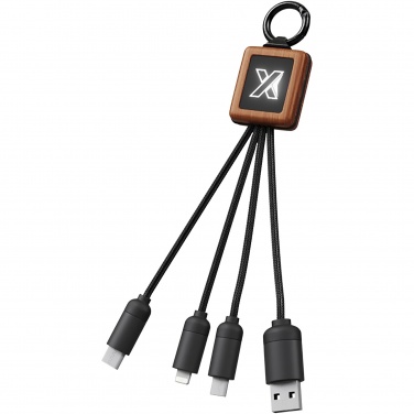 Logotrade promotional giveaways photo of: SCX.design C19 wooden easy to use cable