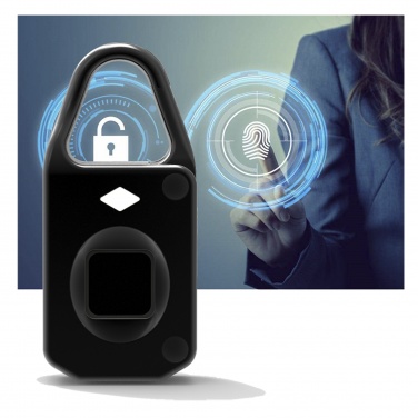 Logo trade corporate gift photo of: SCX.design T10 fingerprint padlock