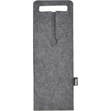 Logotrade promotional gift image of: Felta 75 cl GRS recycled felt wine bag