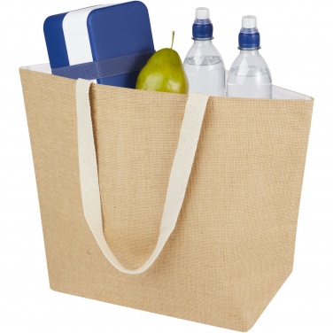 Logotrade business gift image of: Juta 300 g/m² jute cooler tote bag 12L