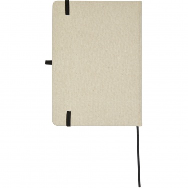 Logo trade promotional merchandise picture of: Tutico organic cotton hardcover notebook