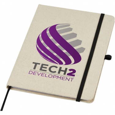 Logo trade advertising product photo of: Tutico organic cotton hardcover notebook