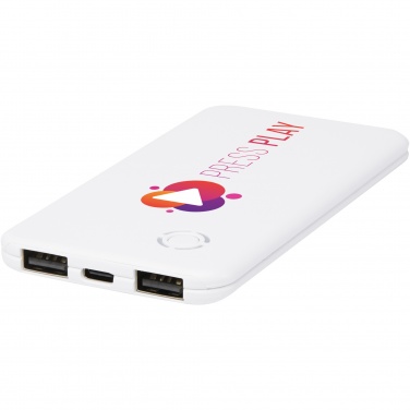 Logotrade promotional giveaway picture of: Slender 4000 mAh slim dual power bank