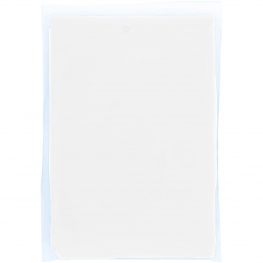 Logo trade advertising products image of: Mayan recycled plastic disposable rain poncho with storage pouch