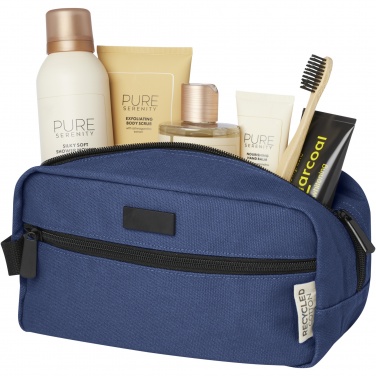 Logotrade promotional item picture of: Joey GRS recycled canvas travel accessory pouch bag 3.5L