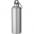 Oregon 770 ml RCS certified recycled aluminium water bottle with carabiner, Silver