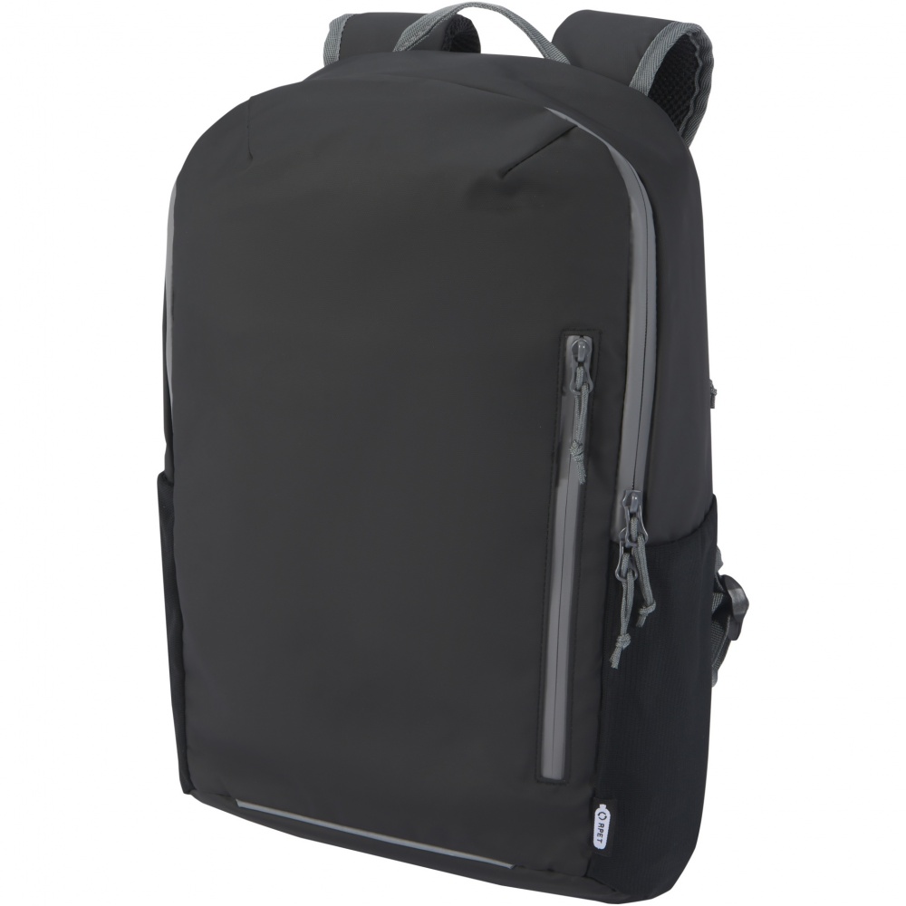 Logotrade advertising products photo of: Aqua 15" GRS recycled water resistant laptop backpack 21L