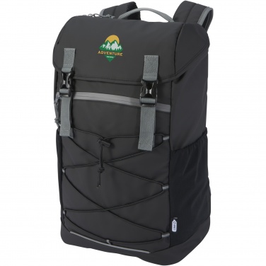 Logo trade promotional giveaways picture of: Aqua 15.6" GRS recycled water resistant laptop backpack 23L