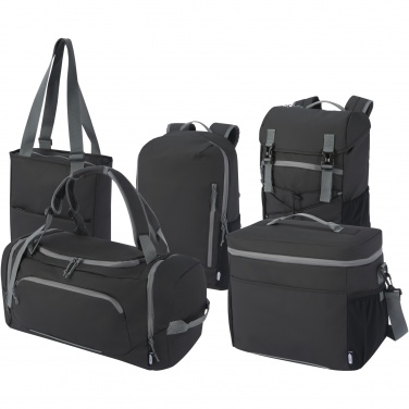 Logo trade promotional giveaway photo of: Aqua 15.6" GRS recycled water resistant laptop backpack 23L