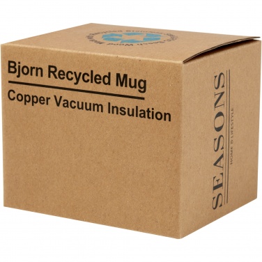 Logotrade promotional merchandise picture of: Bjorn 360 ml RCS certified recycled stainless steel mug with copper vacuum insulation