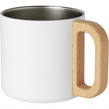 Logo trade promotional items image of: Bjorn 360 ml RCS certified recycled stainless steel mug with copper vacuum insulation