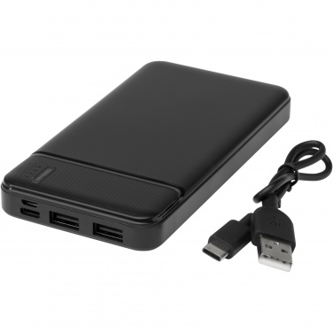 Logo trade promotional merchandise picture of: Loop 10.000 mAh recycled plastic power bank 