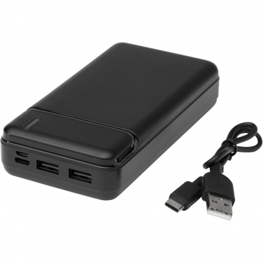 Logo trade promotional merchandise photo of: Loop 20.000 mAh recycled plastic power bank 