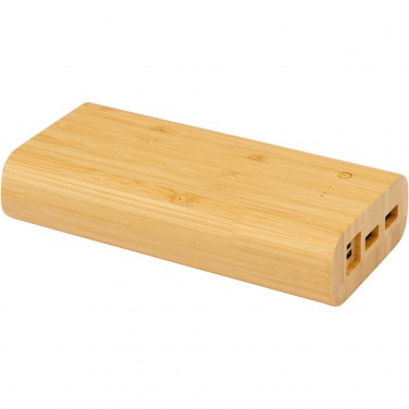 Logo trade promotional products image of: Tulda 20.000 mAh bamboo power bank