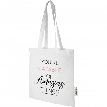 Logotrade corporate gifts photo of: Madras 140 g/m2 GRS recycled cotton tote bag 7L