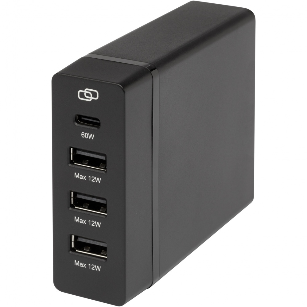 Logo trade advertising product photo of: ADAPT 72W recycled plastic PD power station
