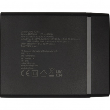 Logotrade promotional gift picture of: ADAPT 72W recycled plastic PD power station