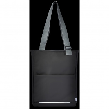 Logo trade advertising products picture of: Aqua 14" GRS recycled water resistant laptop tote bag 14L