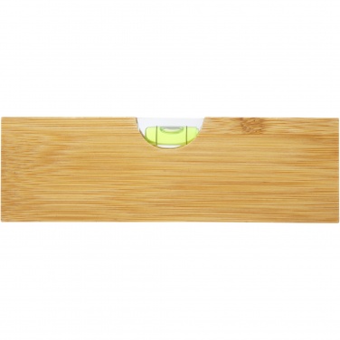Logo trade corporate gifts picture of: Flush bamboo spirit level with bottle opener