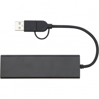 Logotrade promotional gifts photo of: Rise RCS recycled aluminium USB 2.0 hub