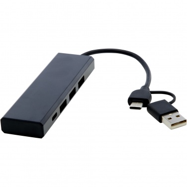 Logotrade business gifts photo of: Rise RCS recycled aluminium USB 2.0 hub