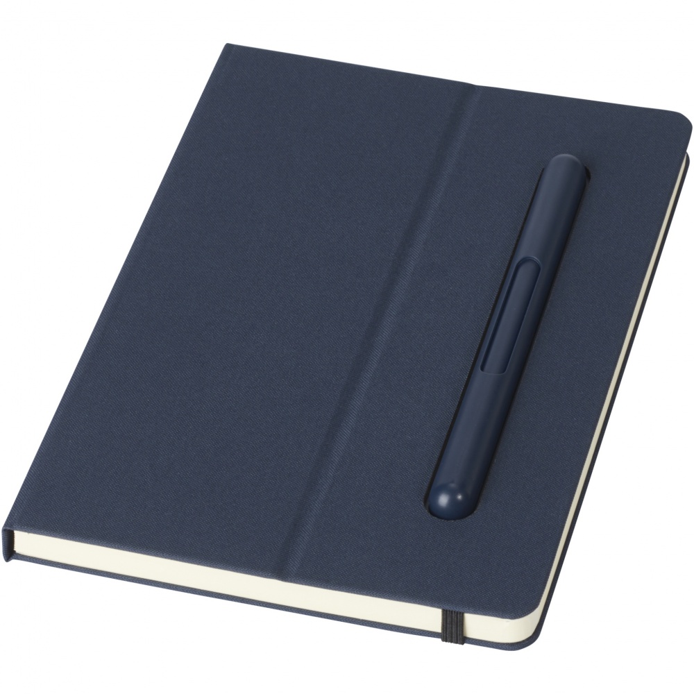 Logo trade promotional giveaways image of: Skribo ballpoint pen and notebook set