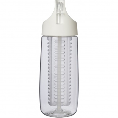 Logo trade corporate gift photo of: HydroFruit 700 ml recycled plastic sport bottle with flip lid and infuser