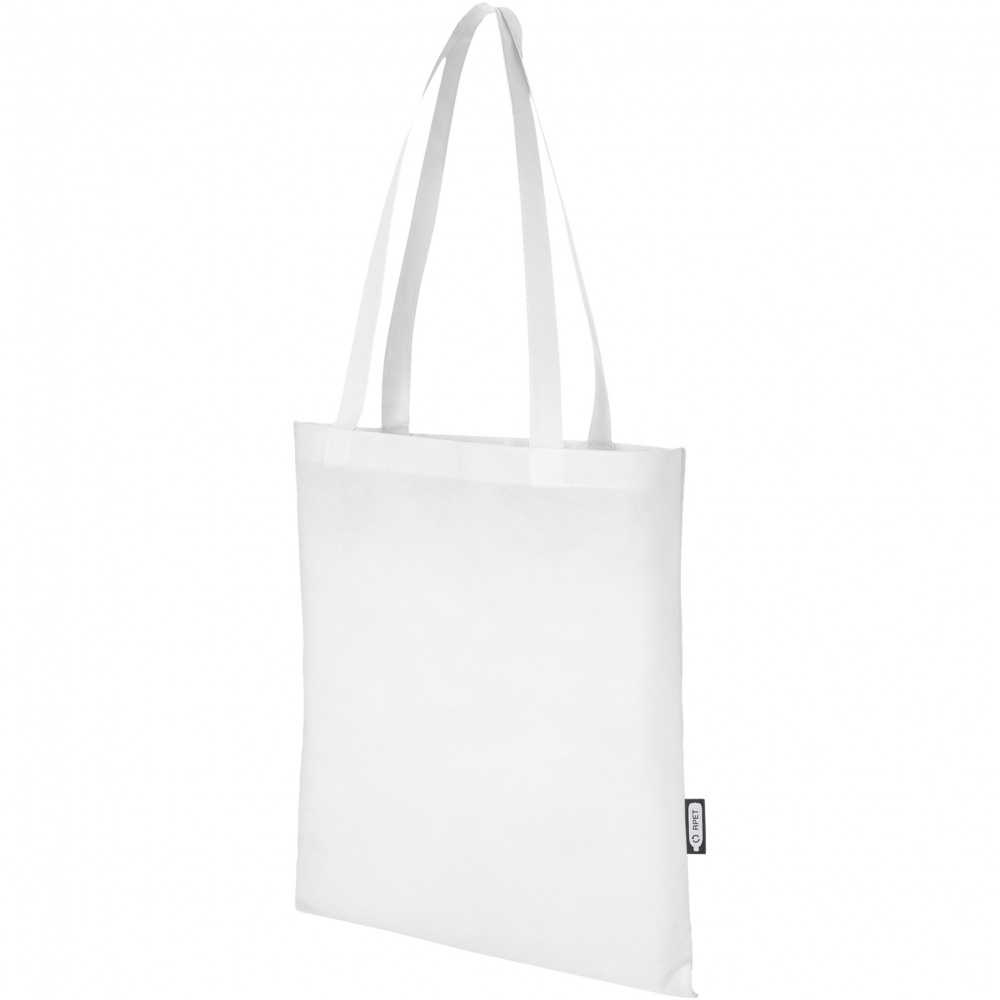Logo trade promotional products picture of: Zeus GRS recycled non-woven convention tote bag 6L