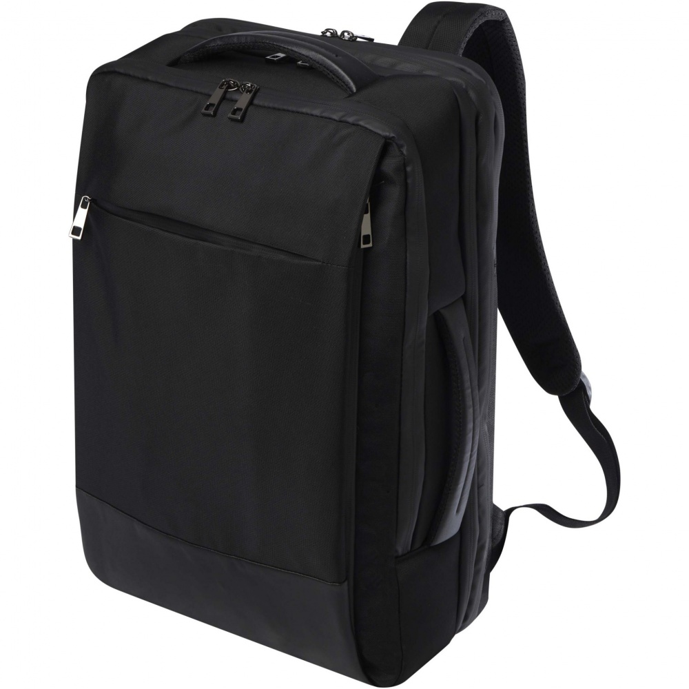 Logo trade promotional gift photo of: Expedition Pro 17" GRS recycled expandable laptop backpack 35L
