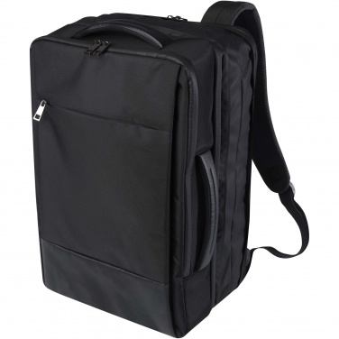Logotrade promotional gift picture of: Expedition Pro 17" GRS recycled expandable laptop backpack 35L