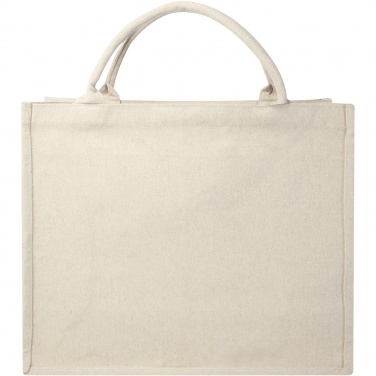 Logo trade promotional items image of: Page 500 g/m² Aware™ recycled book tote bag