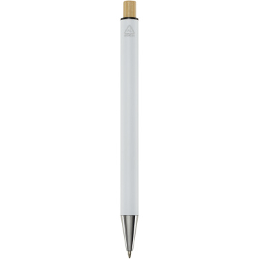 Logotrade promotional gift picture of: Cyrus recycled aluminium ballpoint pen (black ink)
