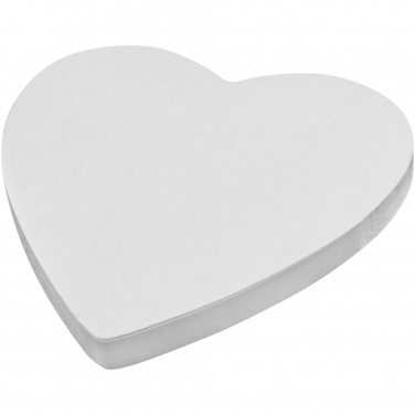 Logo trade promotional items image of: Sticky-Mate® heart-shaped recycled sticky notes