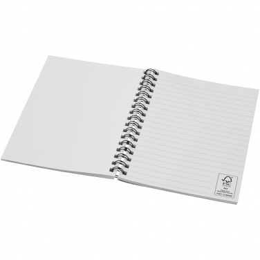 Logo trade promotional gifts image of: Desk-Mate® A6 colour spiral notebook