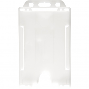 Logo trade promotional merchandise image of: Pierre recycled plastic card holder 