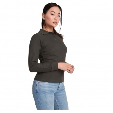 Logo trade promotional gift photo of: Estrella long sleeve women's polo